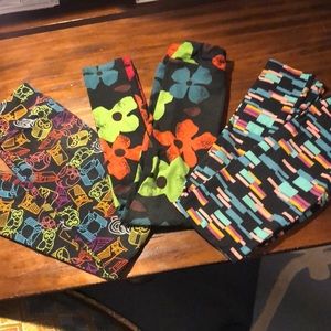 Girls LuLaroe leggings lot